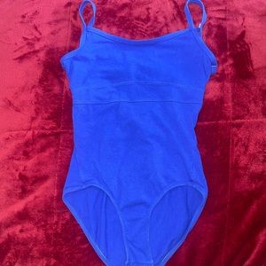 Blue leotard